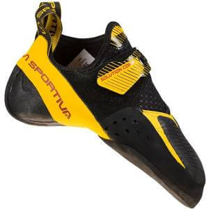 La Sportiva Solution Comp Herr klätterskor i färgen gul.
